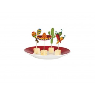 Mexican Fiesta Chillis & Sombrero Food Picks